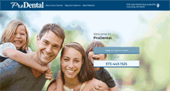 Desktop Screenshot of columbiaprodental.com